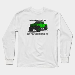 Toyota 4Runner Monster - Green Long Sleeve T-Shirt